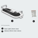 athroom Pole Shelf Shower Rack Bath Storage Holder Organizer Bathroom Supply