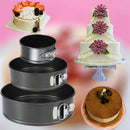 Nonstick Leakproof 3Pcs(4 /7 /9 Inch) Cake Pan Bakeware Cheesecake Pan With