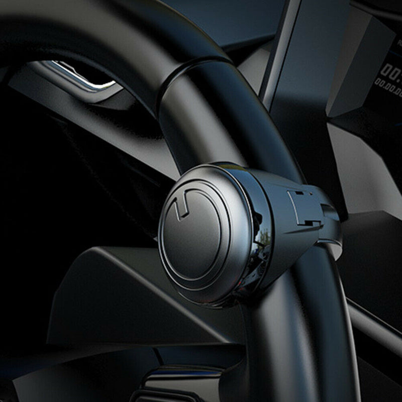 Spinner Knob Black Booster Universal Fit Steering Wheel Metal Bearing Turning