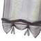 Solid Gray Roman Curtains Sheer Window Shade Blinds (Rod Pocket 120x155cm)