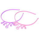 6x Crown Headbands Baby Girl Kids Hairband Hair Hoop Boho Elastic Headwear  BX