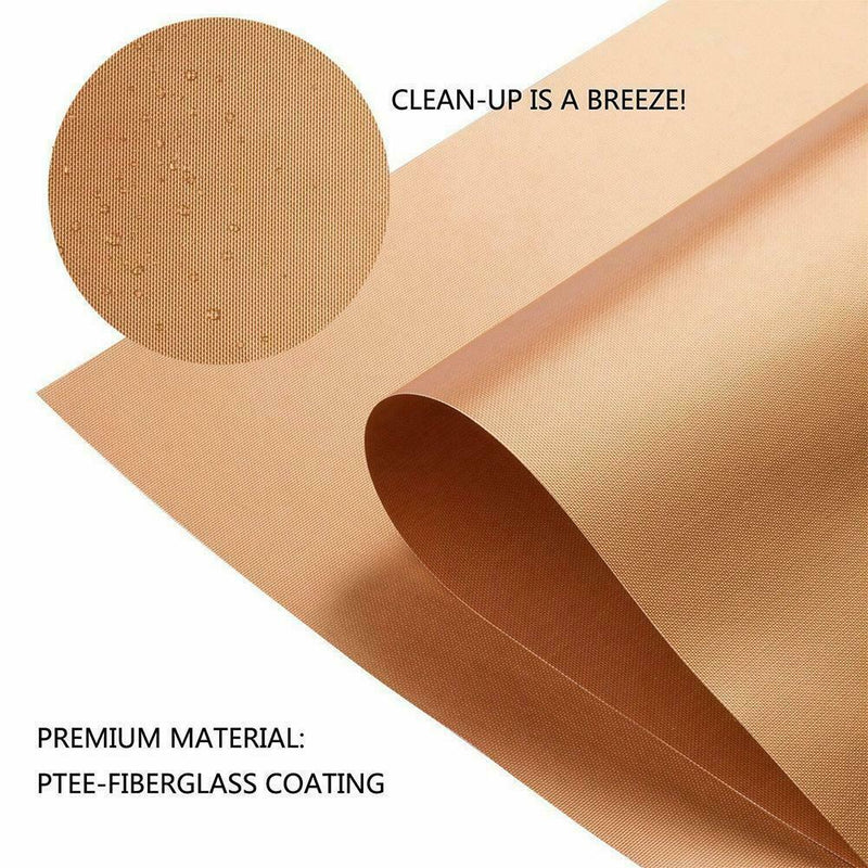 1 Reusable Copper Universal Oven Cooker Liner BBQ Grill Baking Lining Mat