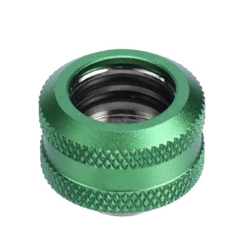G1/4 Thread Rigid Tube 14mm Hard Tube Extender for PC Water Cooling(Green)