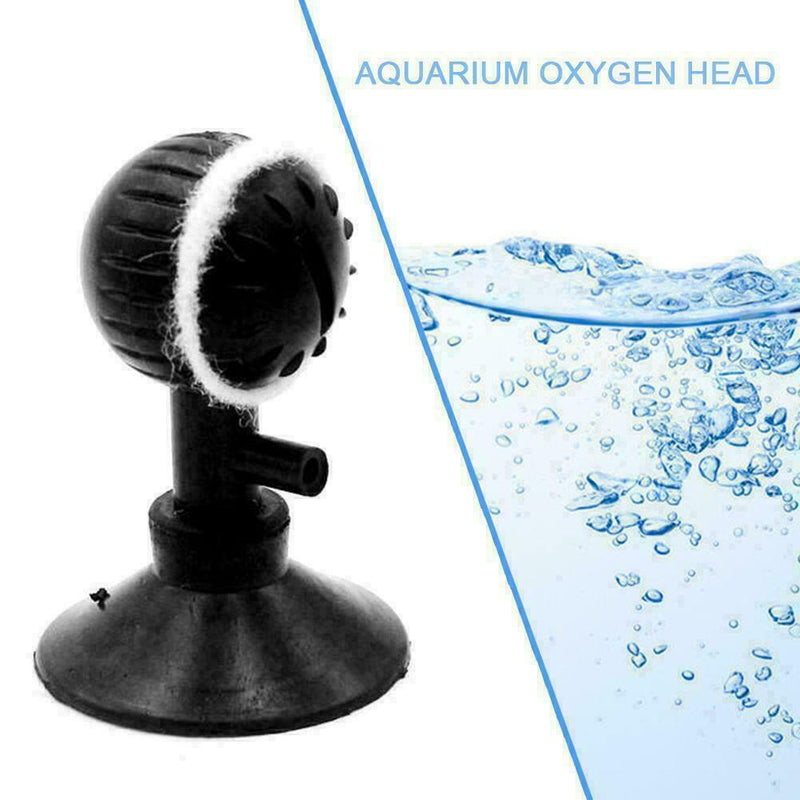 New Aquarium Head Fish Tank Bubble Oxygen Increase Ball Adjustable Air Diff Z5X6