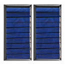 2pcs Solar Cell Module 5V 50mA Polycrystalline Silicone Solar Panel Charger