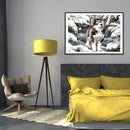 5D DIY Full Drill Diamond Painting Wolf Embroidery Mosaic Craft Kit Decor