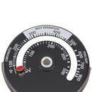 Stove flue thermometer gauge quick reading aluminum alloy for wood log burners3C