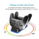 LED Light Indicator Dual Charging Dock Station for Nintend Switch Pro Contr