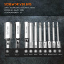 20pcs 60mm Long Magnetic Head Cross Hex Alloy Steel Screwdriver Bits Set