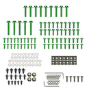 Bolt Kit Motorcycle Windscreen Hardware Fastener Clips Screws Green
