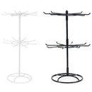 Double Metal Jewelry Frame Earrings Necklace Bracelet Display Stand, Black