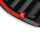 1 Pair Decorative Car Hood Vents ABS Air Intake Scoop Bonnet Louvers Black