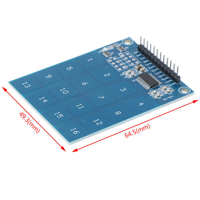 1X16 Channel TTP229 Digital Capacitive Switch Touch Sensor Module for Arduino JR