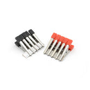 10Pcs Alligator Clips Vehicle Battery Test Lead Clips Probes 32mm Red+Black ï¼D