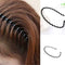 1 x Wavy Hair Head Hoop Band Black Mens Women Unisex Headband Hairbands~New I4E0
