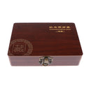 Wood Coin Display Box for 2 Coins, with Coin Gaskets for Protection - Wooden