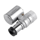 Mini 60X Pocket Microscope Hydroponic Garden Plant Bud Pest Magnifier LED Light