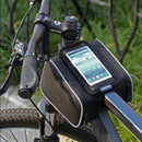 Bicycle bike top frame front pannier saddle tube bag double pouch holder 3C