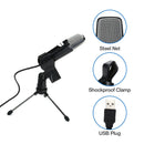 Desktop Mini Condenser Microphone Studio Live Streaming Microphone with
