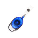 Elliptic Recoil ID Badge Lanyard Retractable Reel Tag Key Card Holder Belt  LJ