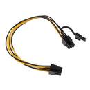 PCI-e 6-pin to 8-pin Power Splitter Cable PCI-e PCI Express Cable Cord