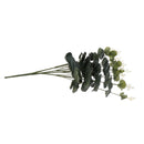 Green Artificial Leaves Plant 15 Heads Branches Eucalyptus Grass Home Decor