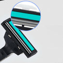 15xTravel Set Handle Shaving Razor Replaceable Safety Razor Double BladeS Ew