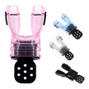 Professional Scuba Diving Standard Bite Mouthpiece Holder Regulator Sky Blue