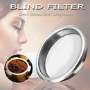 5X(58Mm Coffee Machine Blank Filter/Stainless Steel Backwash Cleaning Blin N1Q2)