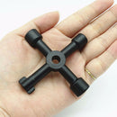 4-Way Utility Key Plumbing Radiator Bleed Gas Electric Meter Stop Cock Tap Metal