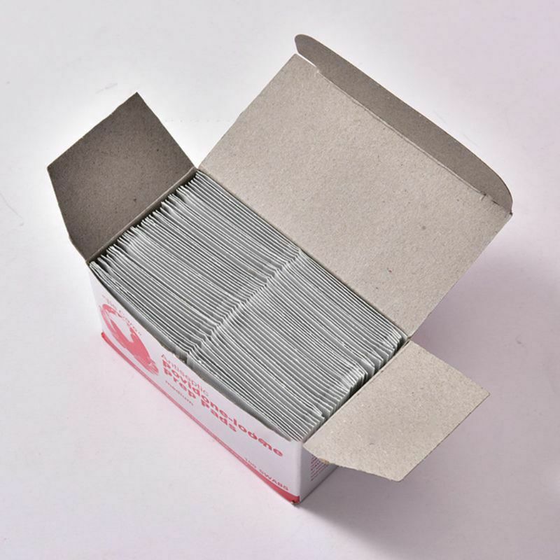 100 Pcs/Box Povidone Iodine Disinfection Sheet Tissue Pads Sterilization Kit New
