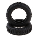 4x Wheel Tire Tyres Replacement (Black) for WLtoys K979 K989 1:28 Rally Car