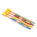 4 Pcs Double Soft Bamboo Charcoal Nano Brush Home Oral Care Toothbrushes JR