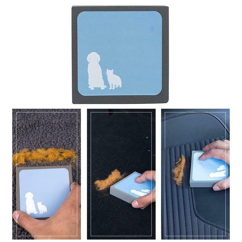 Pet Hair Cleaner Dog Cat Reusable Brush Household Dust Wiper Remover(Random