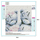 5D DIY Full Drill Diamond Painting 2 Bears Cross Stitch Embroidery Mosaic