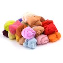 15 colors Wool Fibre Roving For Needle Felting Hand Spinning DIY material TG