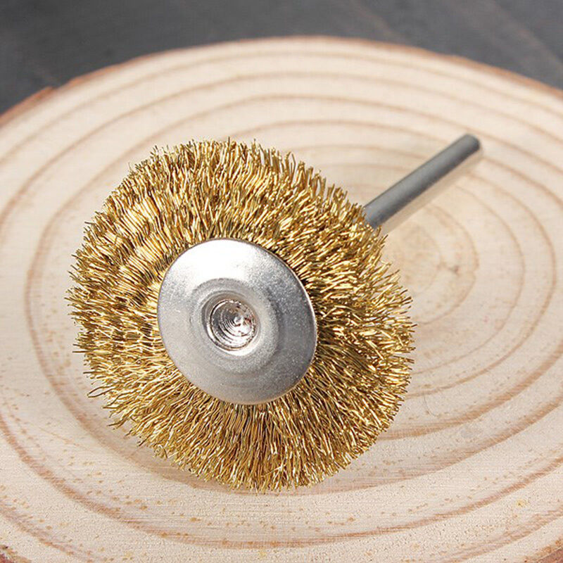 5PCS Mini Wire Brush Brushes Brass Cup Wheel for Drill Home Tools Useful