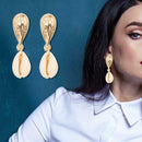 3pairs/set Bohemia Shell Dangle Ear Stud Women Drop Earrings Beach Jewelry