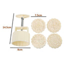 Emoticon Print Mooncake Mold Hand Press Cake Pastry Decor Kitchen Bake Tool