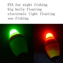 Night Glowing EVA Fishing Float Luminous Bobber Light Stick Fishing Floats UVX