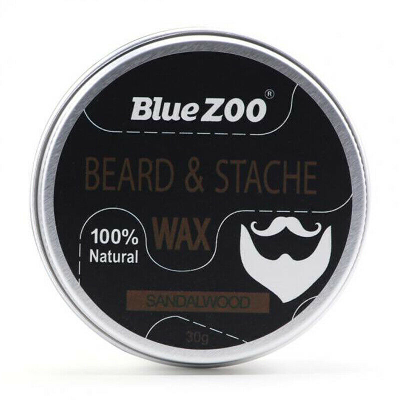 bluezoo Men Beard Moustache Styling Wax Moisturizing Oil Control Balm Sooth G1S3