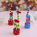 Wooden toys developmental dancing standing rocking giraffe gift toys for kids  Z