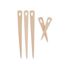 5 Pieces Of Wooden Knitting Fork Child's Play For Children And Adults