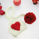 Fashion Baby Boy Girl Photography Clothing Hit Color Knitted Long-Tail Hat