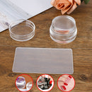 Matte Nail Art Stamper Scraper Cap Silicone Jelly Nail Stamp Stamping Nail*Tools