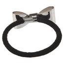 Fashion Polish Metal Bow Tie Hair Band Cuff Wrap Pony Tail Holder Headband  U6X3