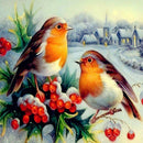 4 Pack Birds DIY 5D  Diamond Painting Kits Full Drill Cross Stitch Home Decor