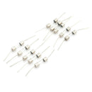 10pcs Glass Tube Fuse Axial Leads 5*20mm 6.3A F6.3A 250V Fast Quick Blow AU. â„–[