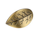 6-Pack Zinc Alloy Leaf Shape Decorative Cabinet Wardrobe Furniture Door Drawer