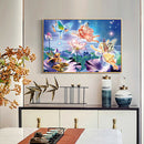Fairy Diamond Painting 5D DIY Full Round Drill Cross Stitch Picture (XF077) A